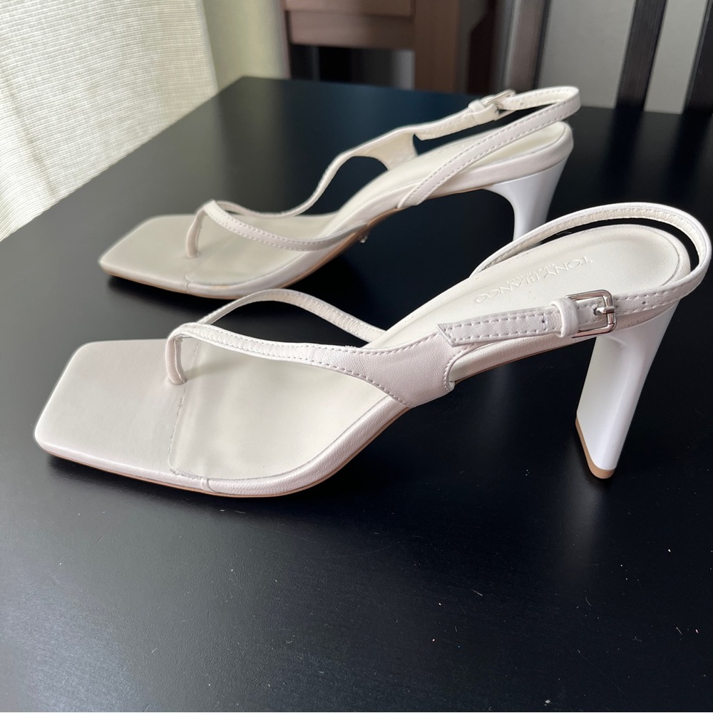 Tony Bianco White Heel Sandals - Picture 5 of 6
